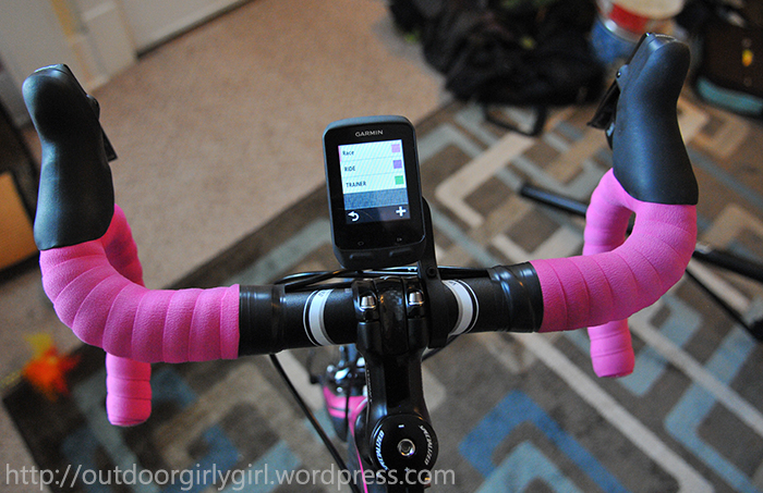 Edge 510 on the Out-front Bike Mount on my road bike