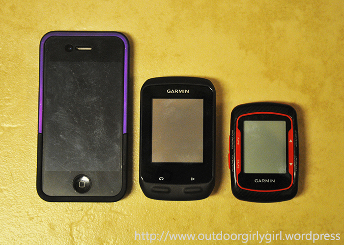 iPhone 4, Edge 510, Edge 500 size comparison