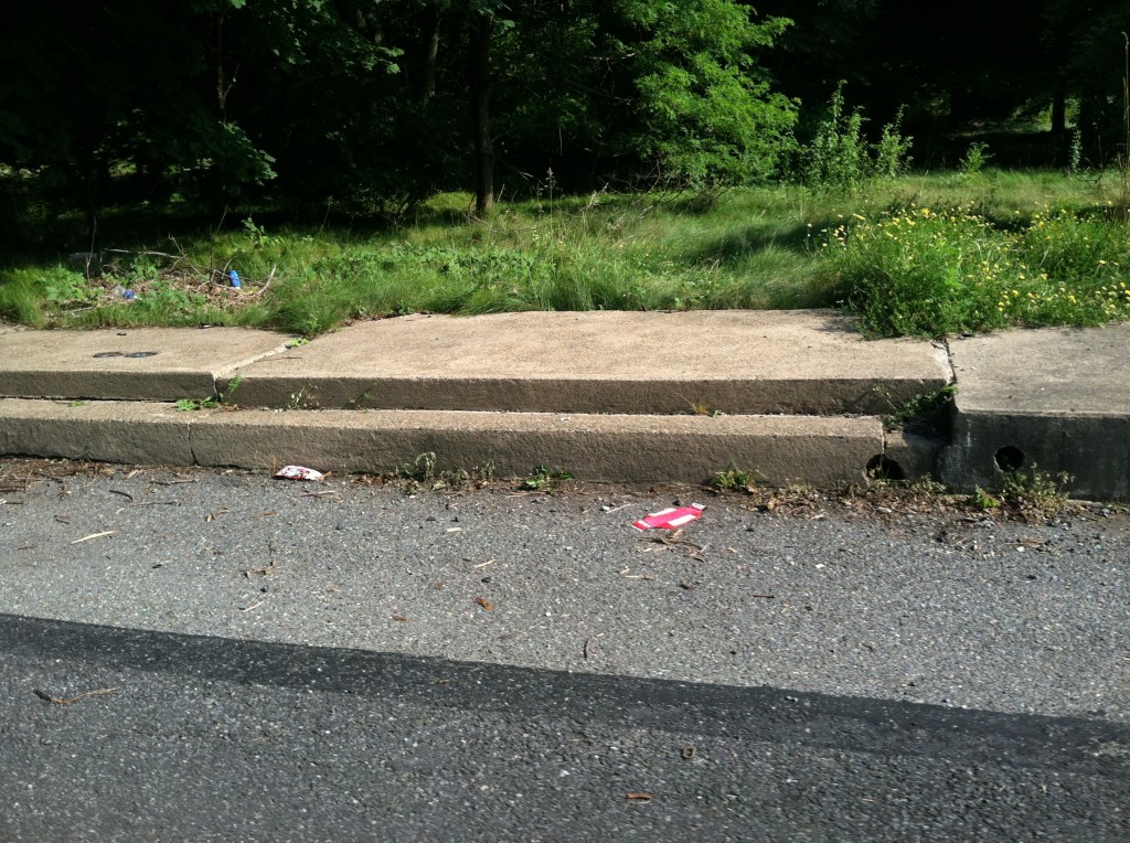 A sidewalk to nowhere