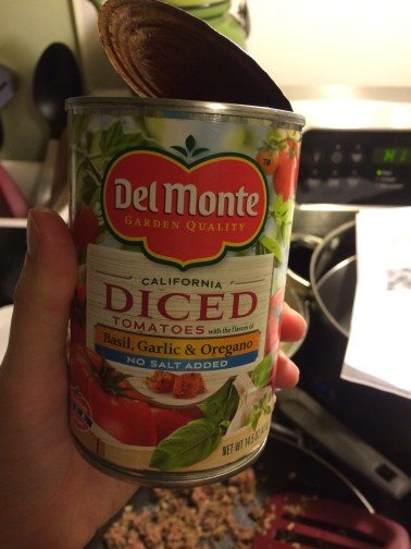 I used this kind of diced tomatoes