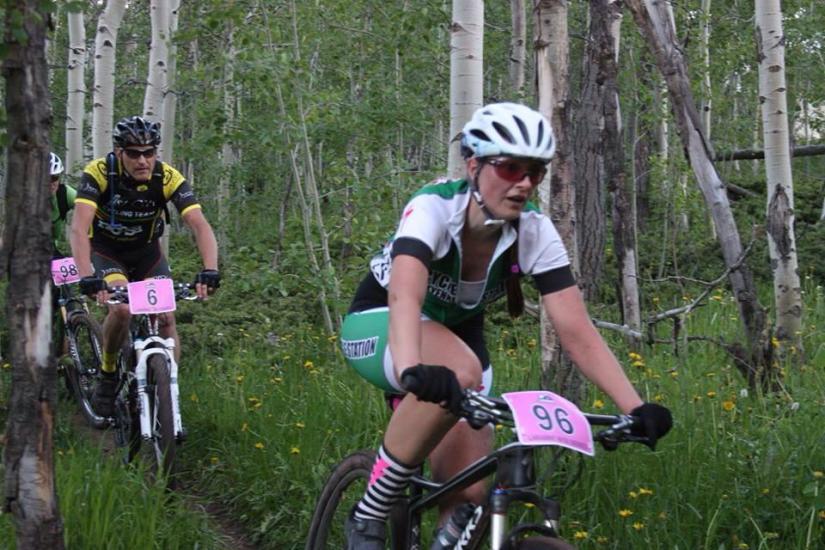 The "I'm racing open" pain face!  (Photo by Nicki Johnson / Rock On Wheels)