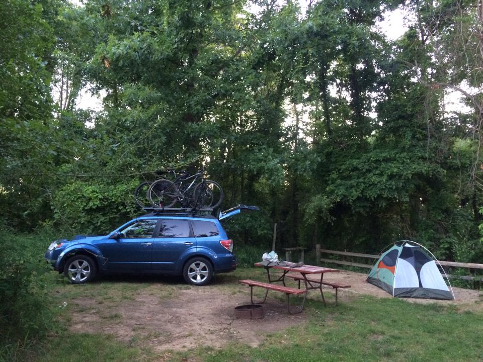 The campsite that saved me!