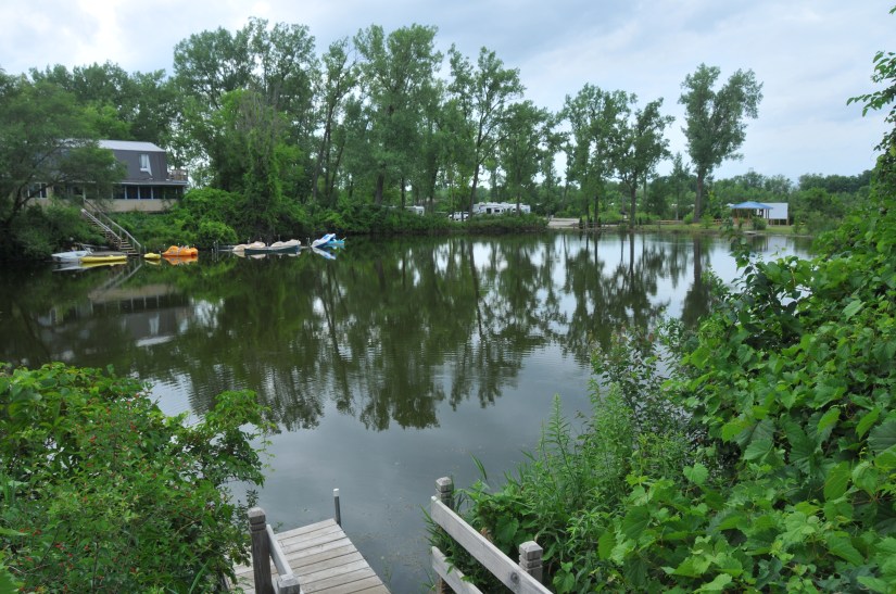 But hey, I did have my own private dock.  Great thing for a girl with a massive fear of water to have!
