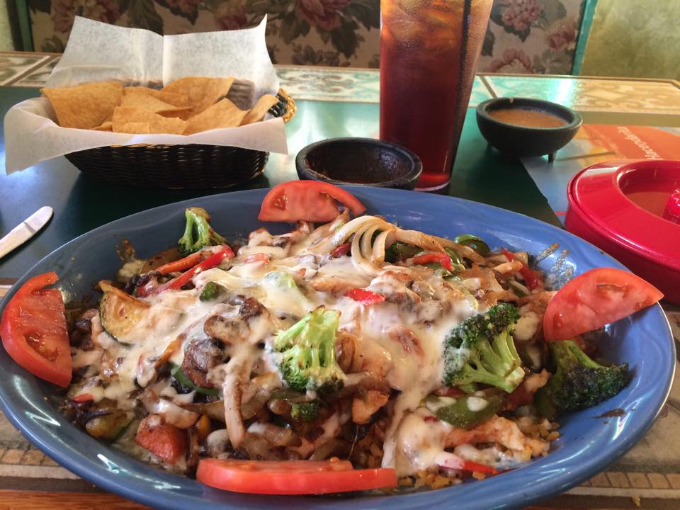 This is what the full portion of Mexican Stir Fry looks like!  I swear it could feed a family of 4!