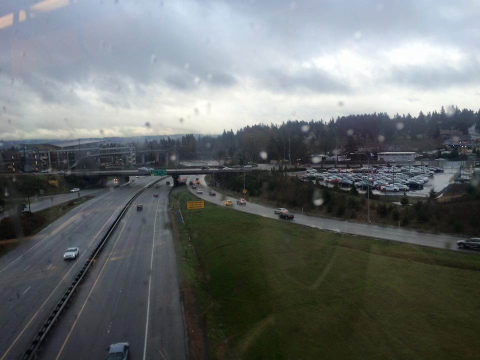 Pretty crazy storm greeted me in Seattle.  One of those descent on a plane that everyone applauds at the end and thanks the pilot for not crashing us out of the sky.
