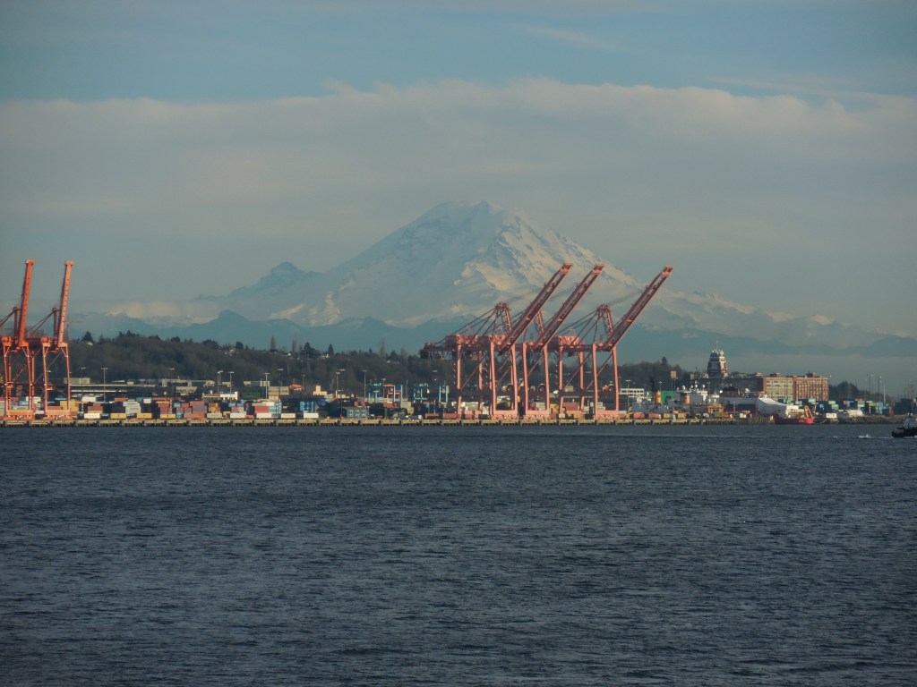 Mt. Rainier... the only day it was really clear enough to see it well!