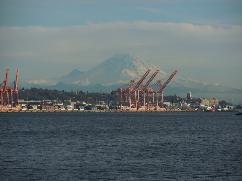 Mt. Rainier... the only day it was really clear enough to see it well!