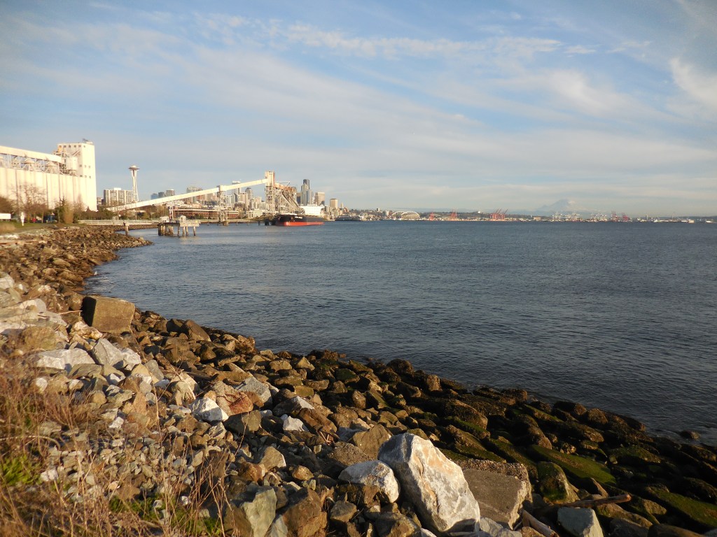 Elliot Bay from the Elliot Bay Bike Trail