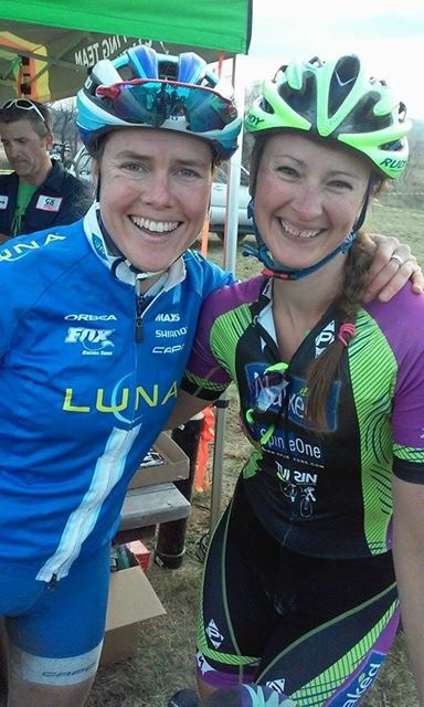 Having way too much fun with this lovely lady both during and after the race!